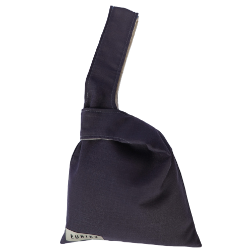 Dark Grey Petite Knot Bag