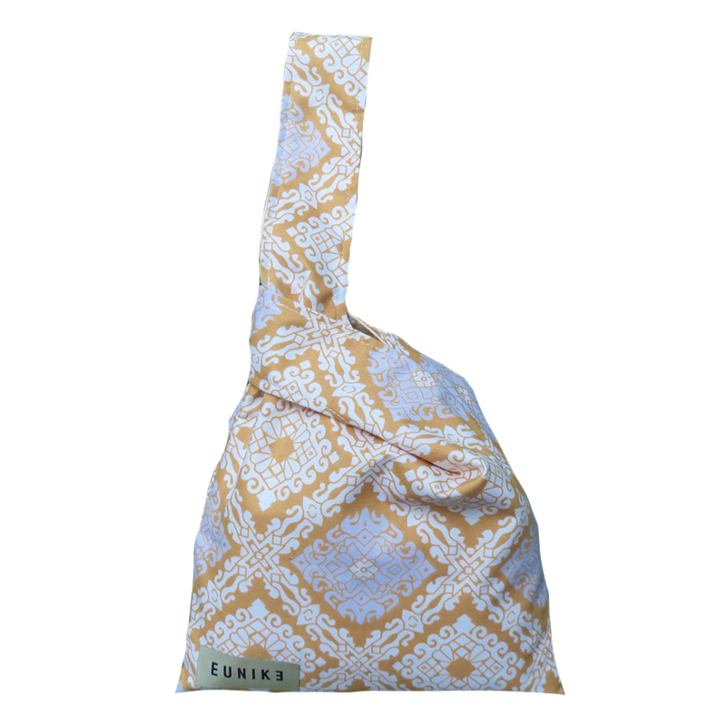 Golden Lattice Petite Knot Bag