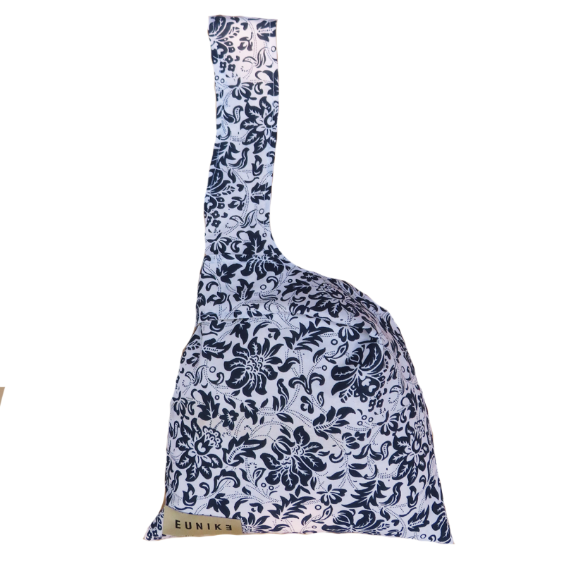 Noir Flora Petite Knot Bag