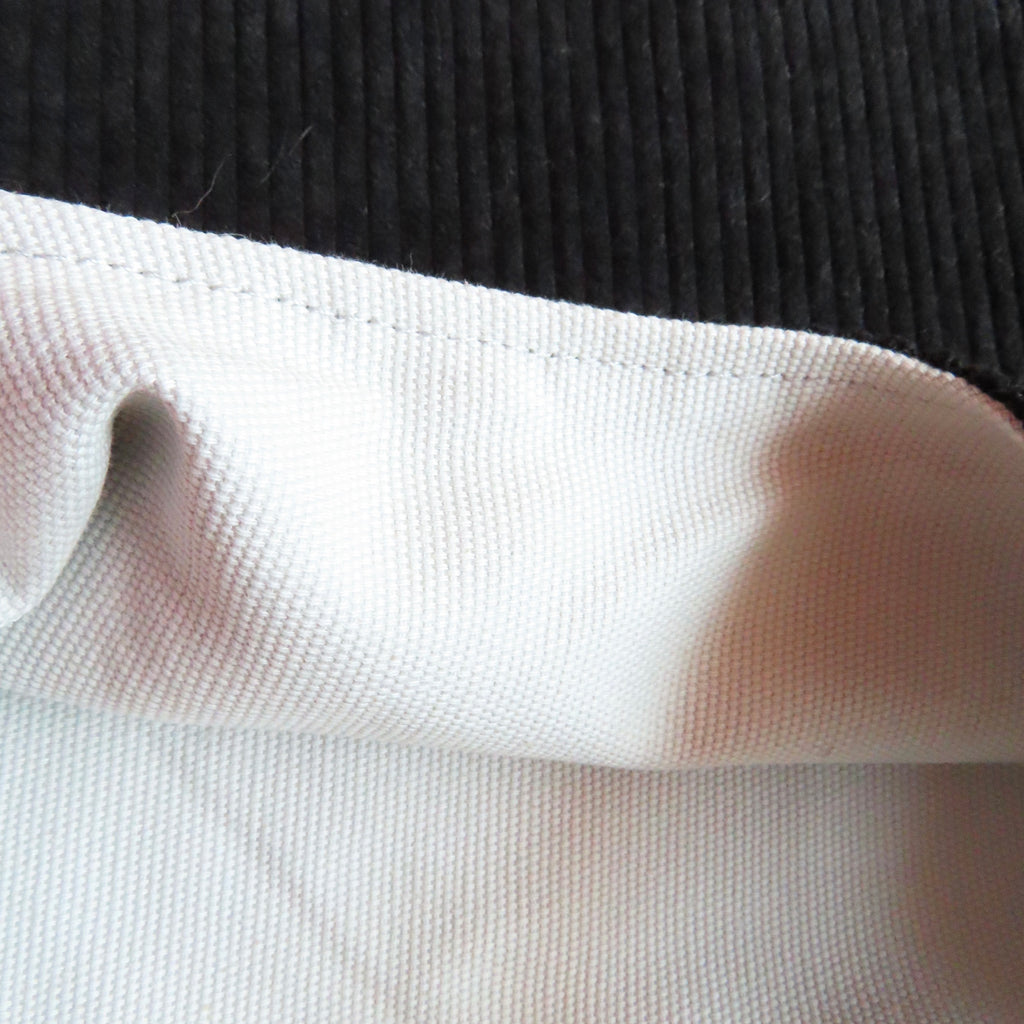 Noir Corduroy Petite Knot Bag