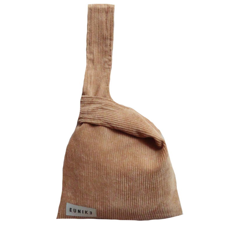 Khaki Corduroy Petite Knot Bag