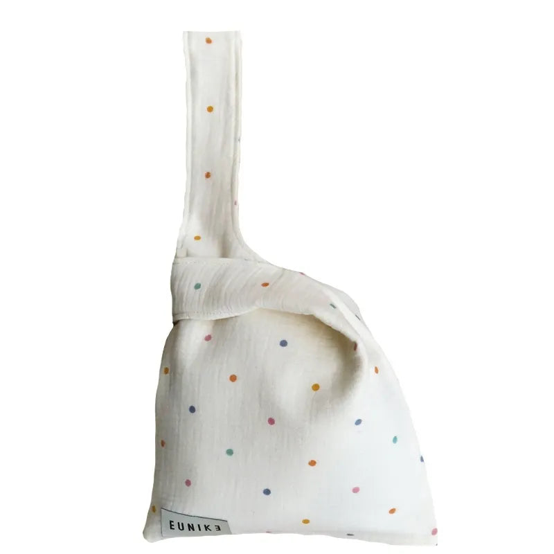 Pastel Dots Petite Knot Bag