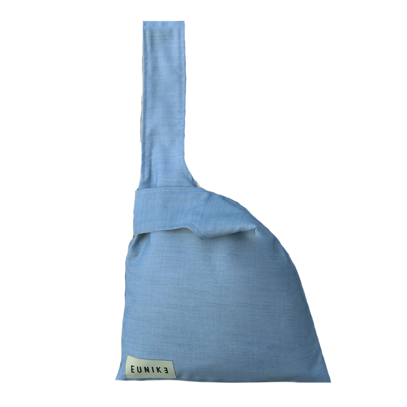 Denim Blue Petite Knot Bag