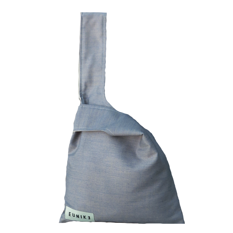 Grey Petite Knot Bag