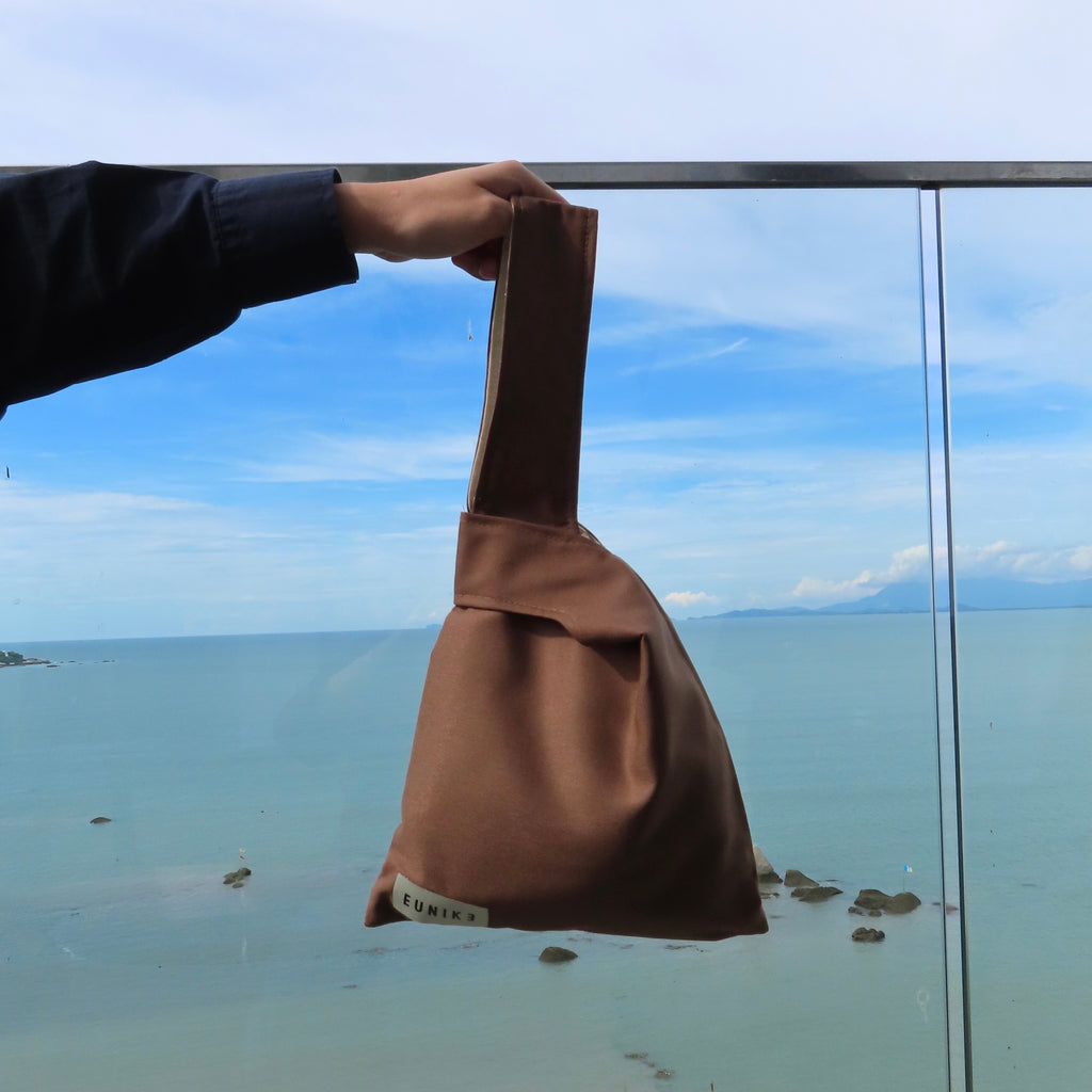 Tobacco Brown Petite Knot Bag