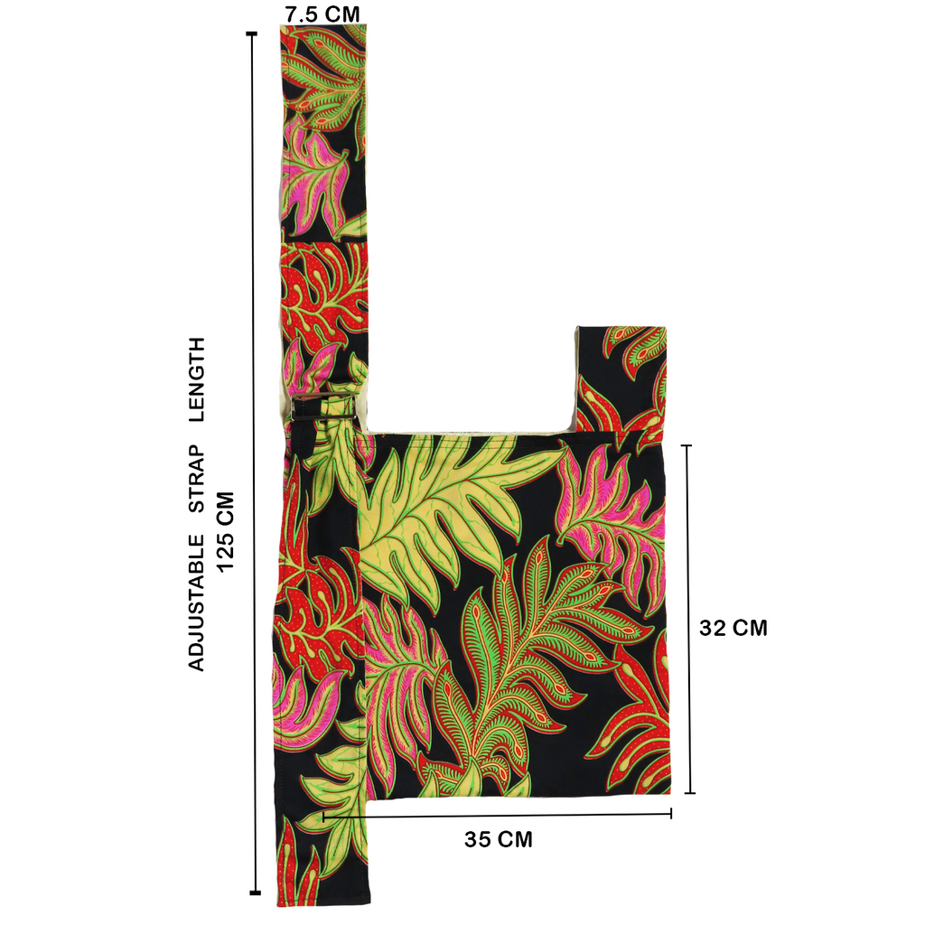 Tropical Batik Grande Knot Bag