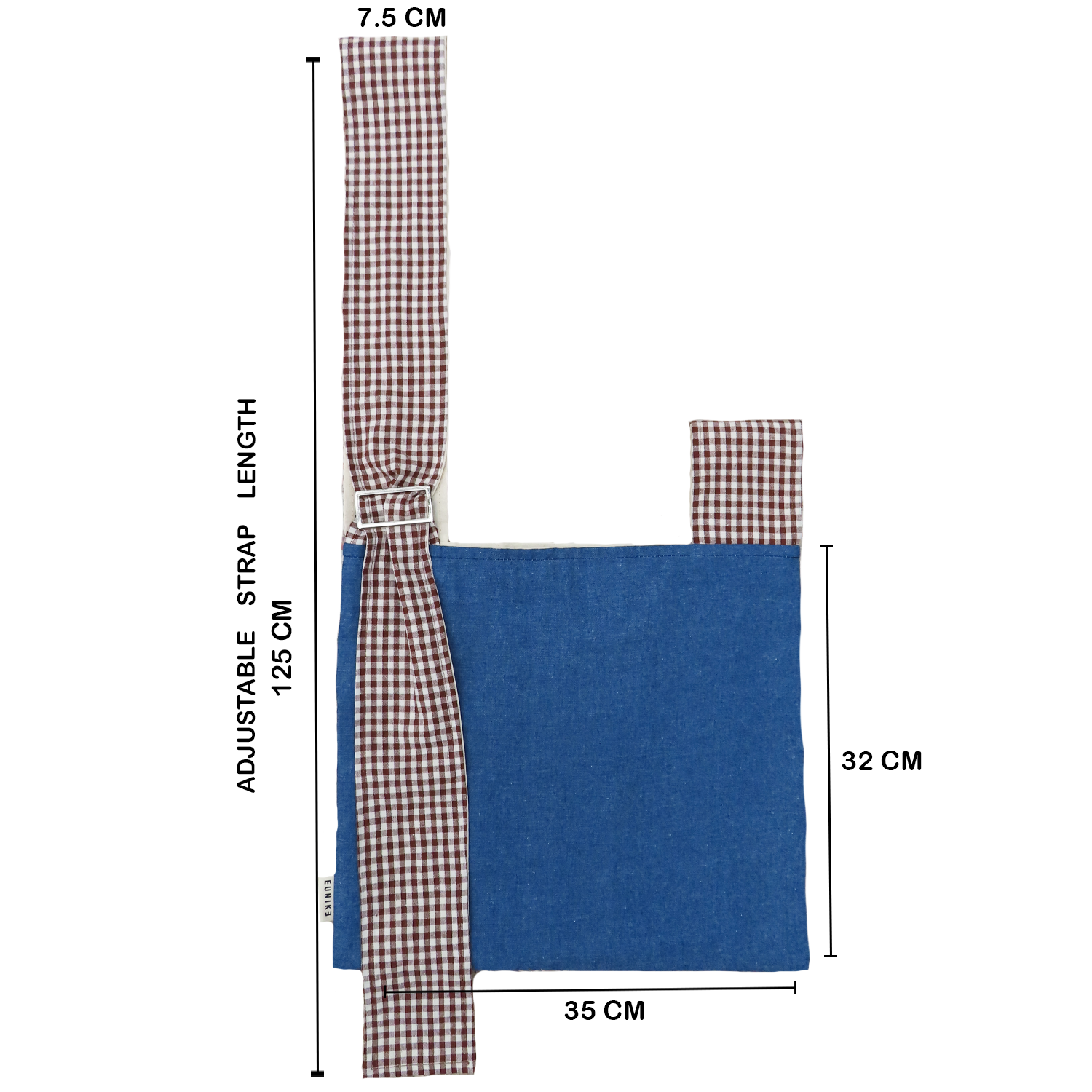 Gingham Coast Grande Knot Bag