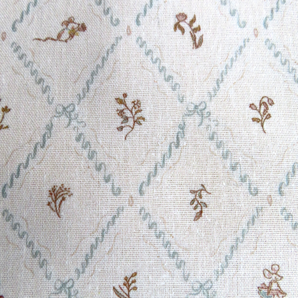 Blue Lattice Petite Knot Bag