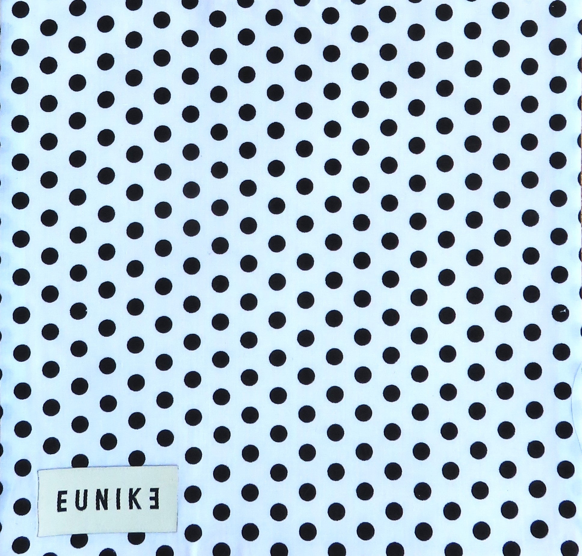 Polka Dots B&W Petite Knot Bag