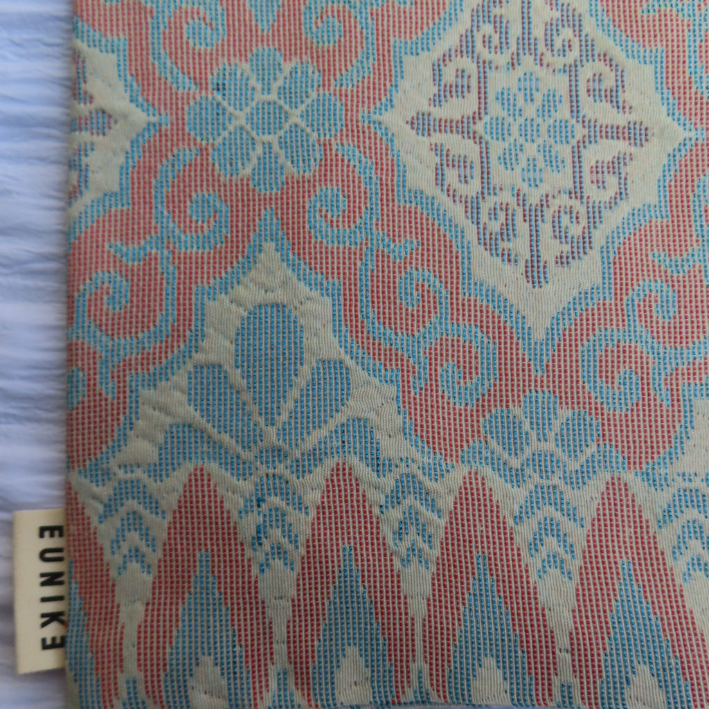 Coral Azure Songket Petite Knot Bag